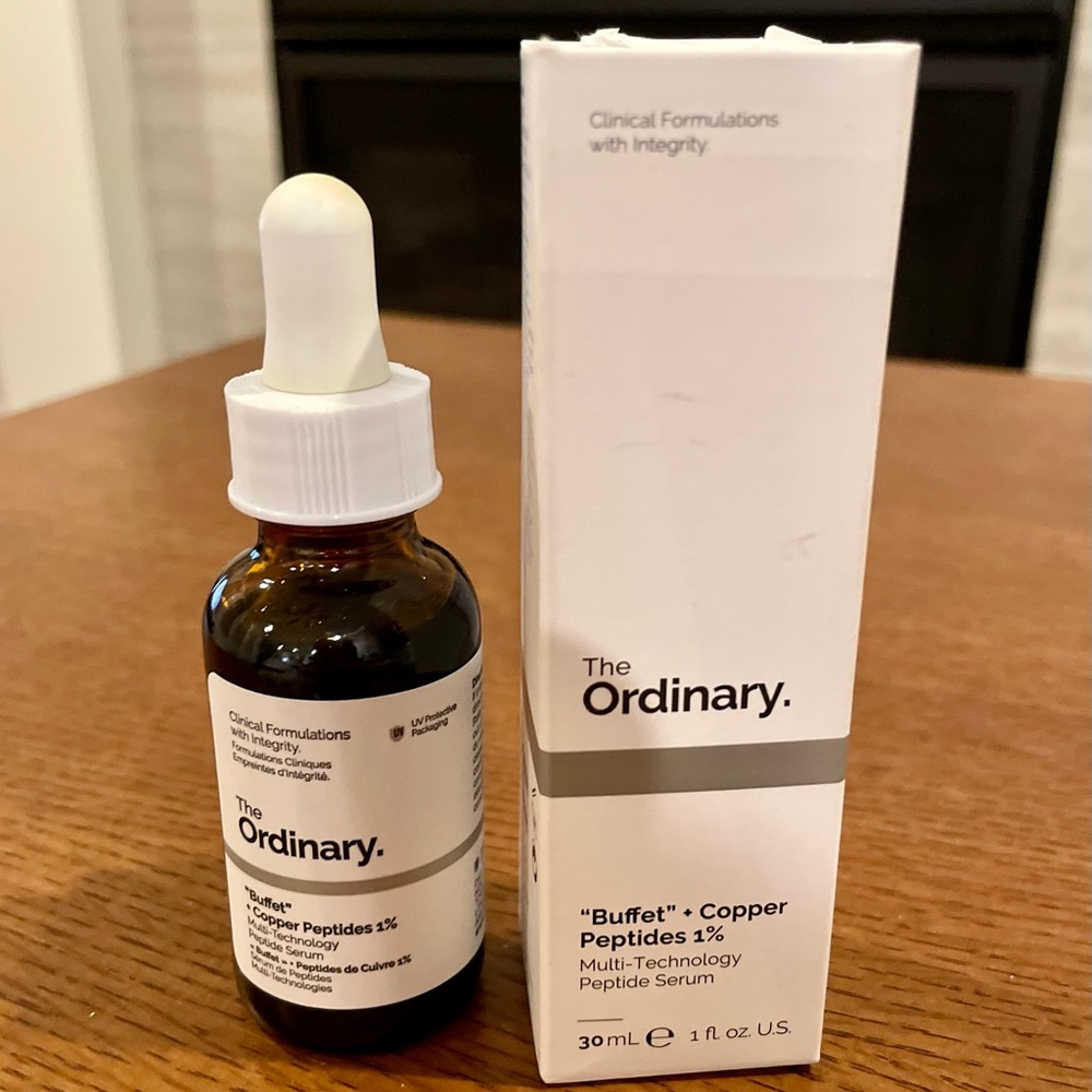 The ordinary buffet plus copper peptides, 1%
